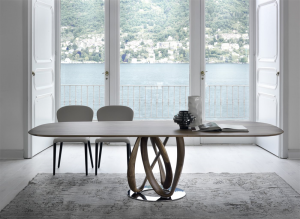 Infinity Wood Dining Table by Porada