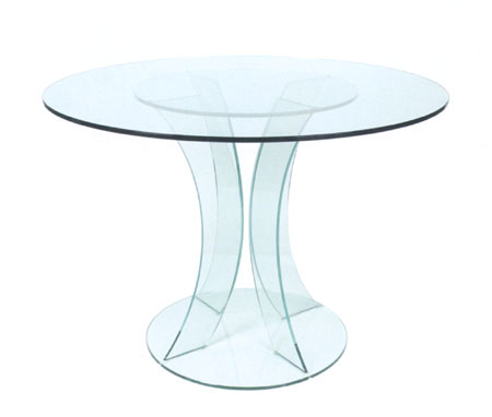 Greenapple Quatro Gambo Dining | Glass | Contemporary Dining Room ...